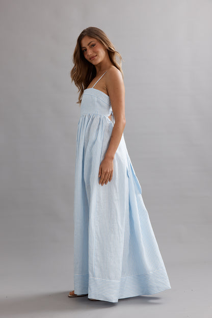 Caitlin Crisp | Lottie Dress - Blue Stripe