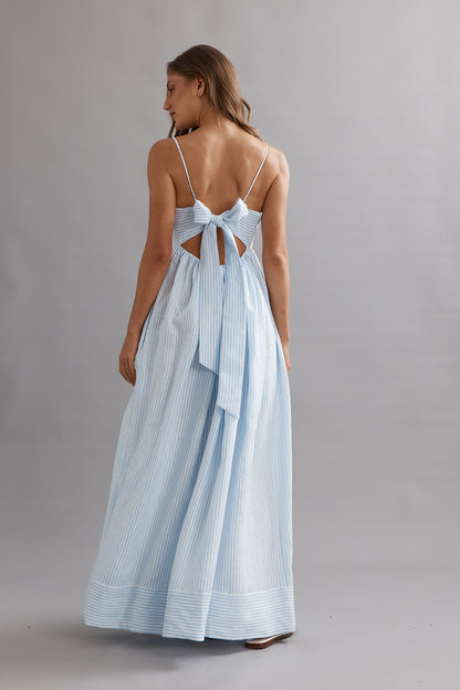 Caitlin Crisp | Lottie Dress - Blue Stripe