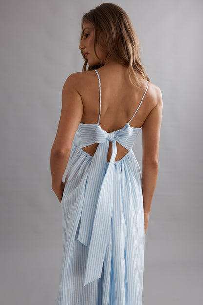 Caitlin Crisp | Lottie Dress - Blue Stripe