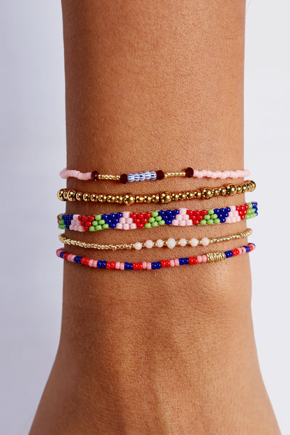 Anni Lu | Peppy Bracelet - Rouge Blush