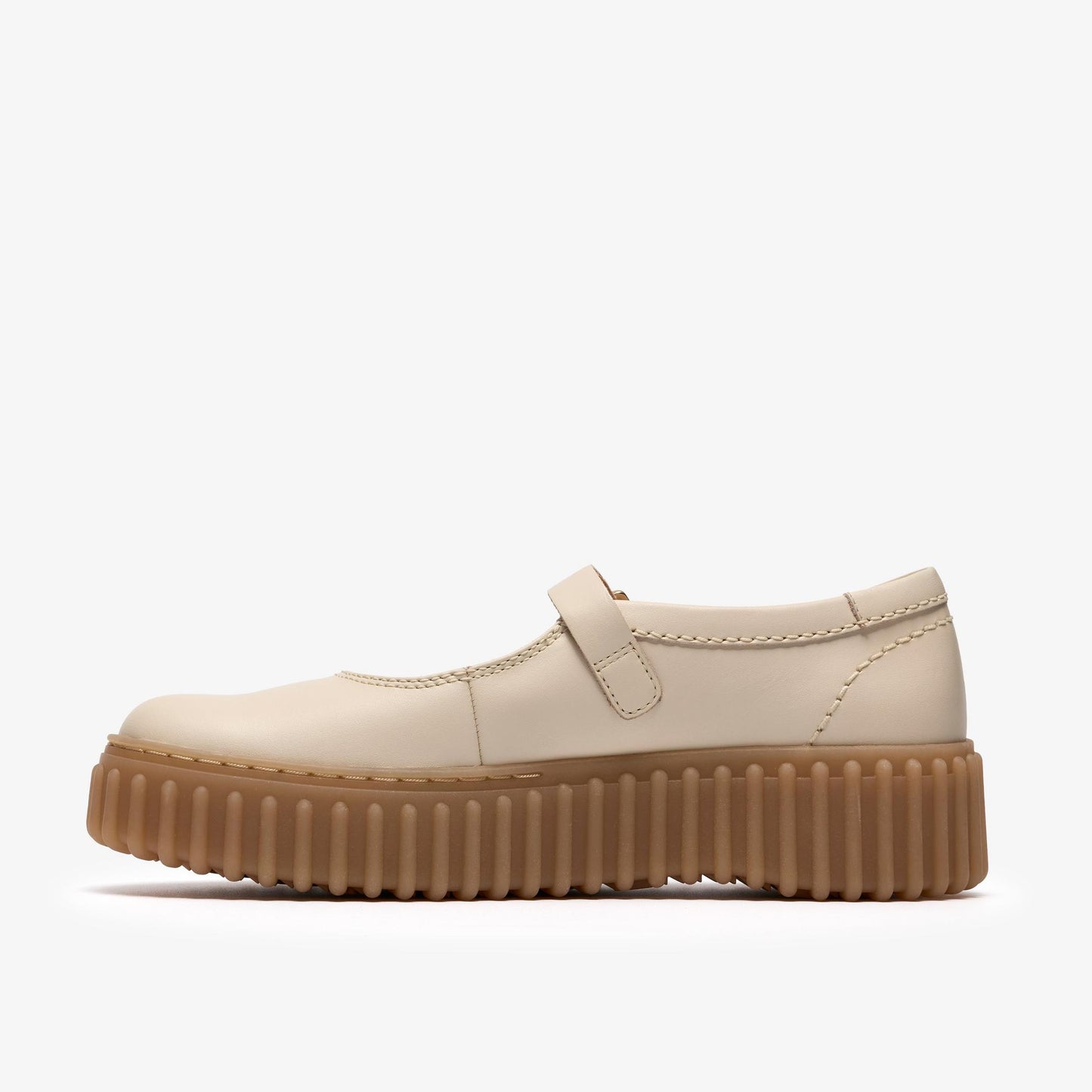 Clarks | Torhill Jane - Cream Leather
