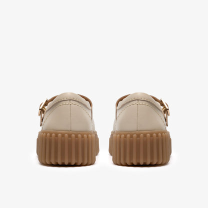 Clarks | Torhill Jane - Cream Leather