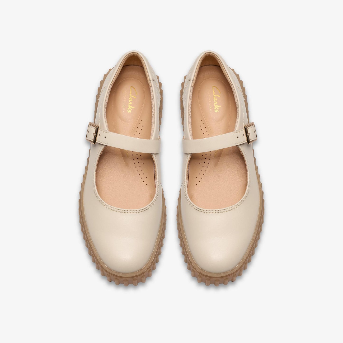 Clarks | Torhill Jane - Cream Leather