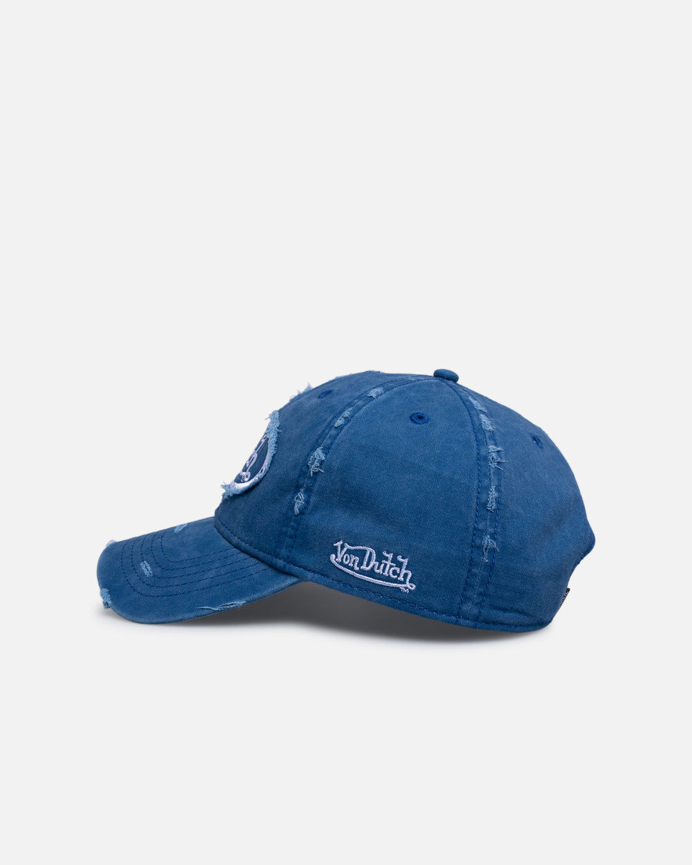 Von Dutch | Dad Cap Destroyed Hat - Washed Navy