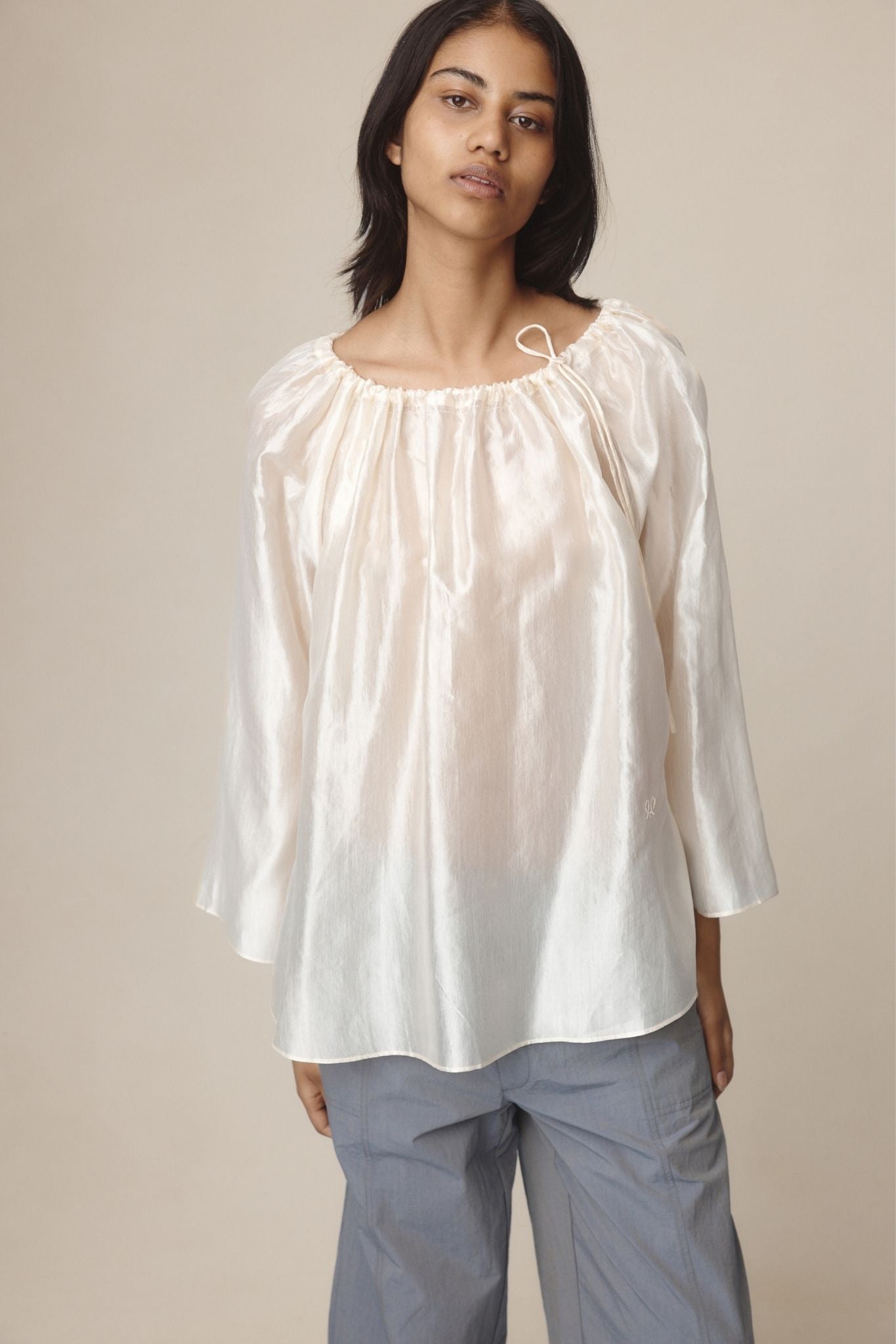 Marle | Tencel Kasia Top - Ivory