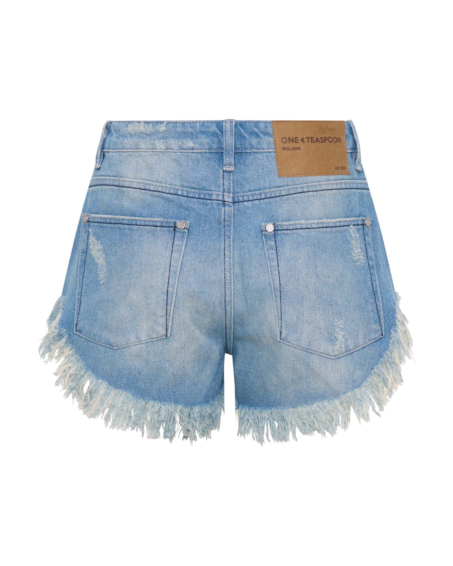 One Teaspoon | Rollers Low Waist Denim Shorts - Salty Dog