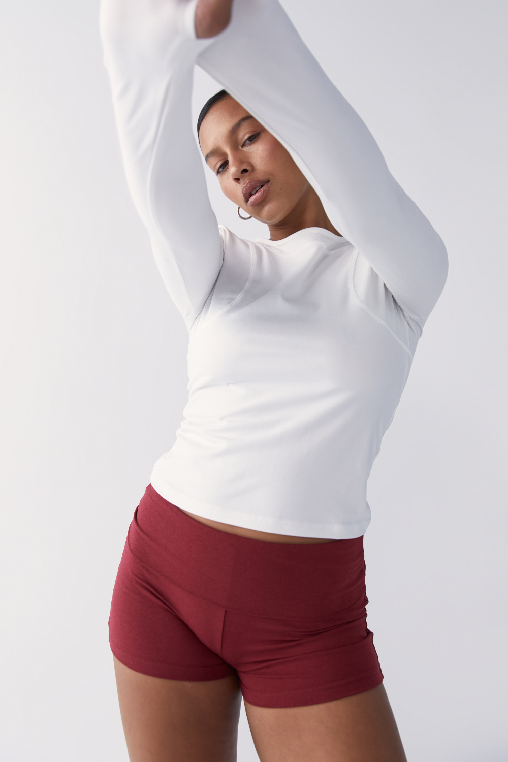Pinky & Kamal | Motion Long Sleeve Top - White