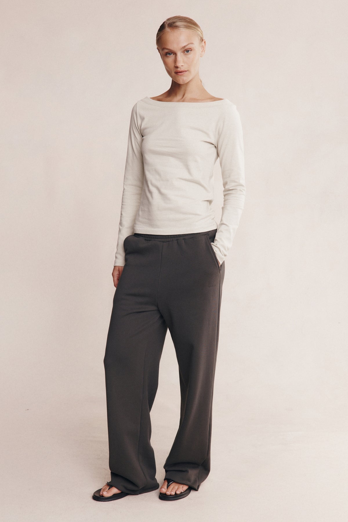 Marle | Thalia Long Sleeve Tee - Silt