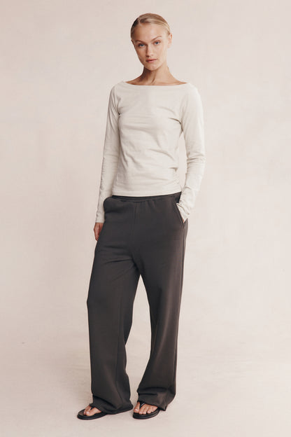 Marle | Thalia Long Sleeve Tee - Silt