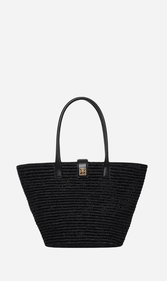 Anine Bing | Lou Tote Monogram - Black