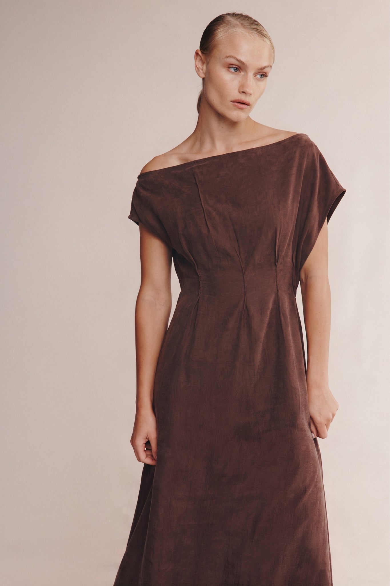 Marle | Gaia Dress - Chocolate