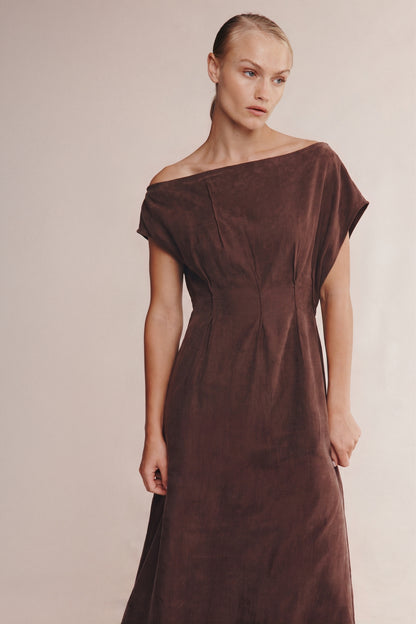 Marle | Gaia Dress - Chocolate