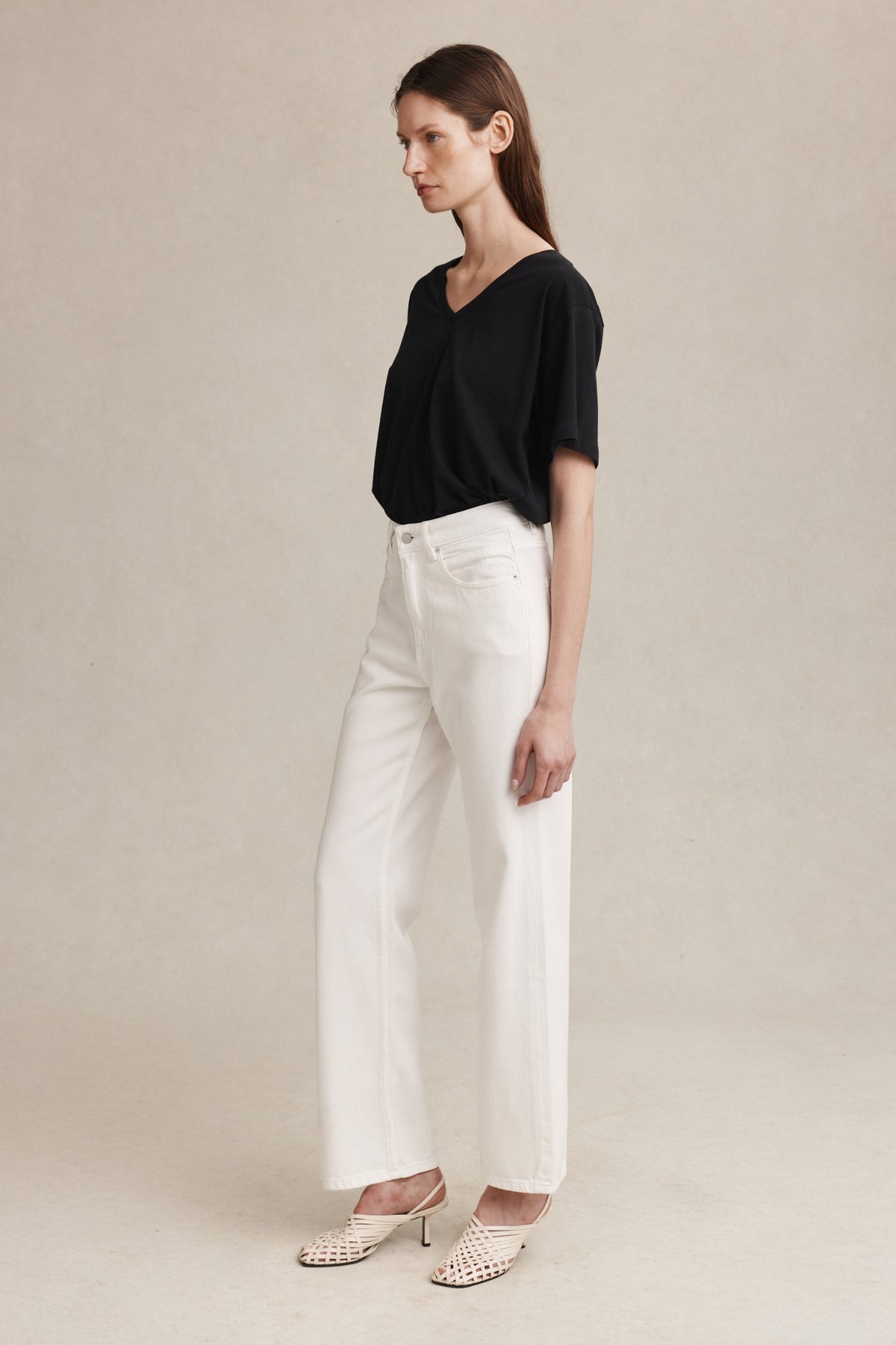 Marle | Classic Jean - Blanc