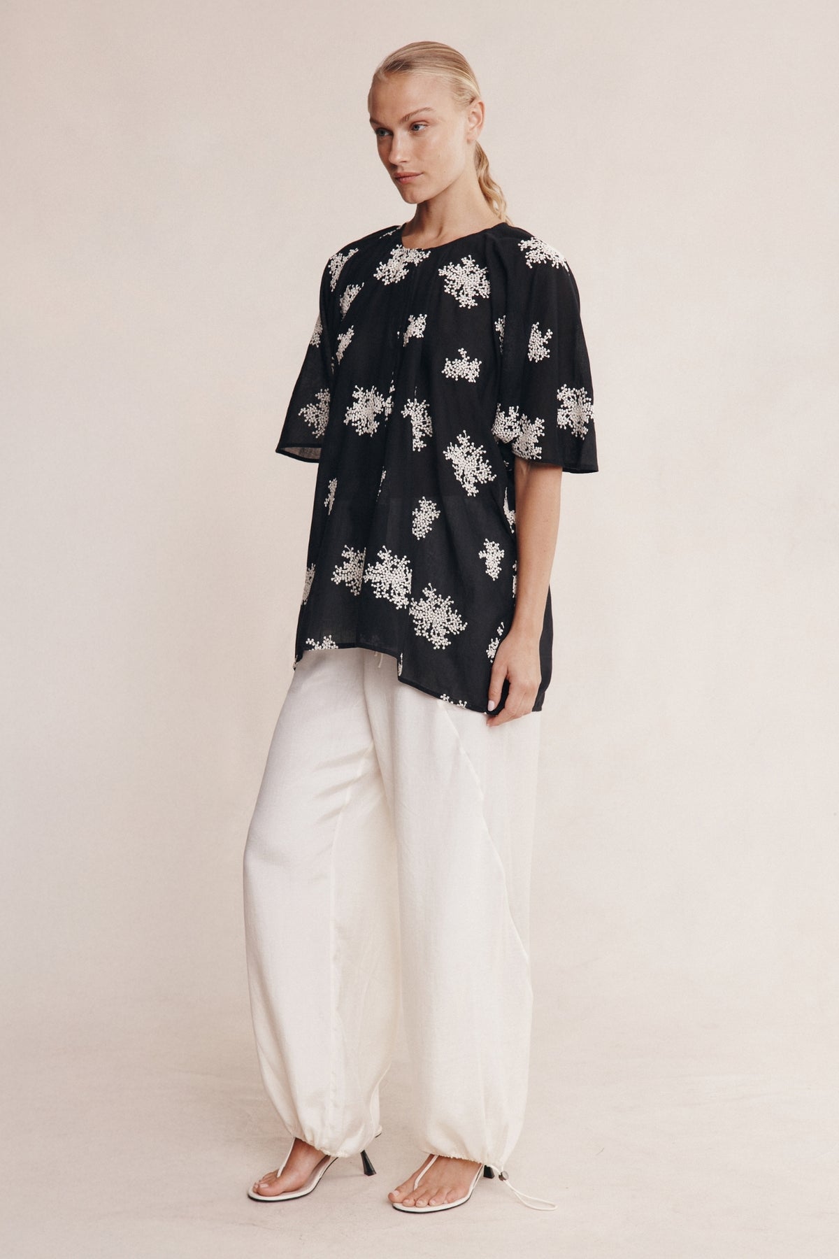 Marle | Liberty Short Sleeve Shirt - Rice Flower