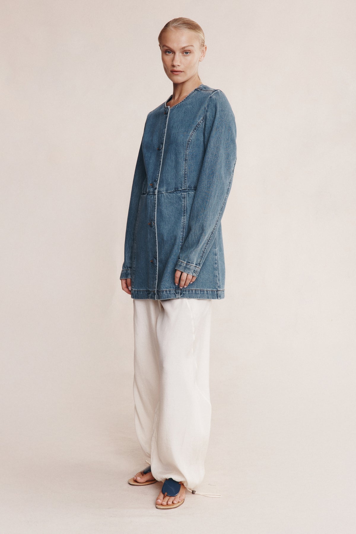 Marle | Riana Jacket - Light Wash 01