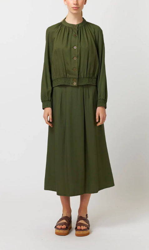 Kate Sylvester | Chambray Jacket - Olive