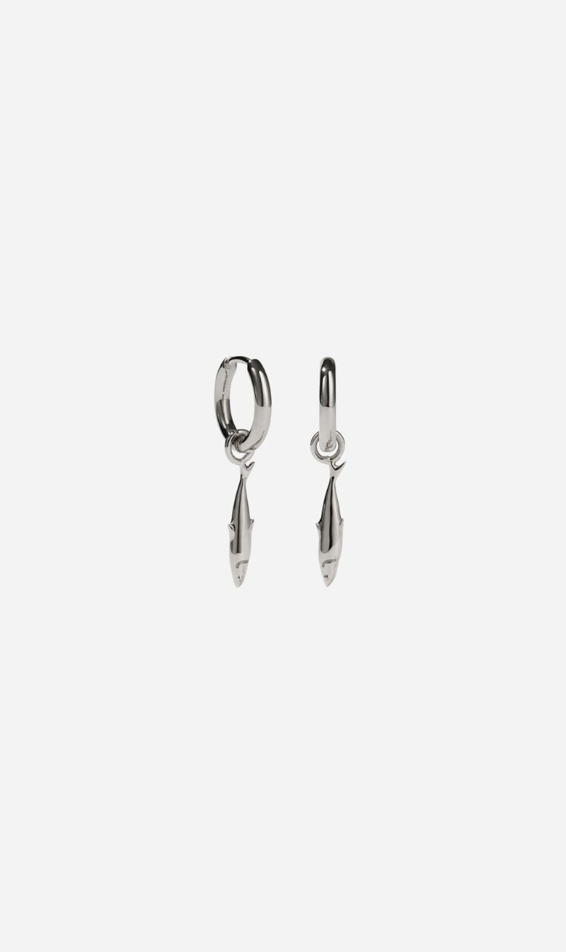 Meadowlark | Sardine Charm Earrings - Sterling Silver