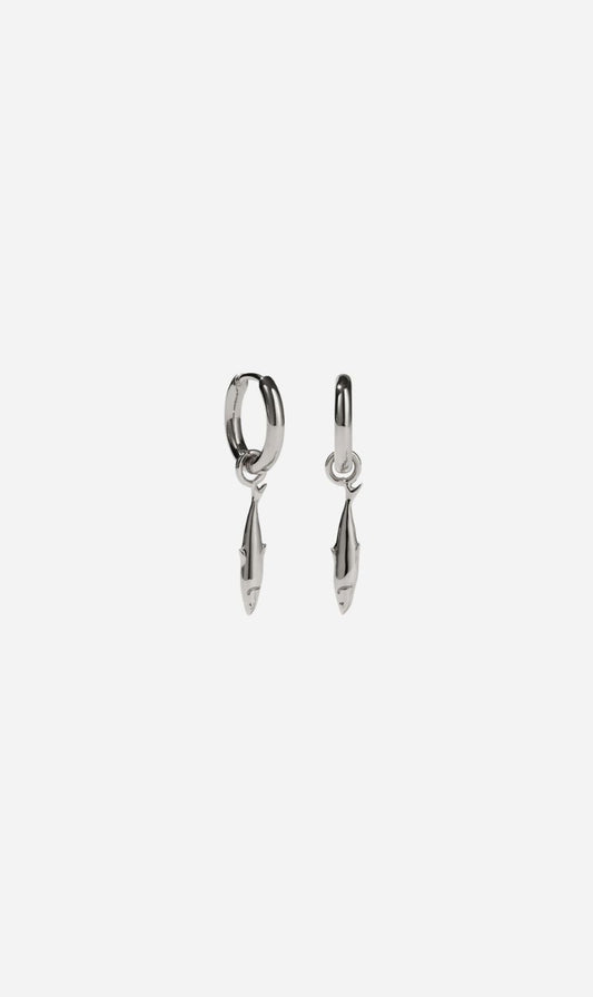 Meadowlark | Sardine Charm Earrings - Sterling Silver