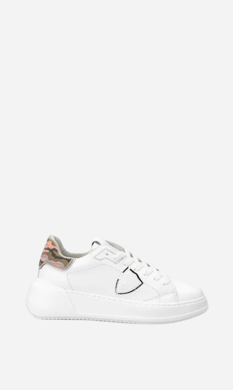 Philippe Model | Tres Temple Low - Camo Blanc Rose