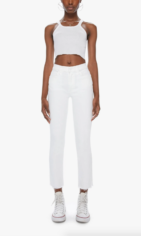 Mother Denim | The Mid Rise Dazzler Ankle Fray - Fairest Of Them Al