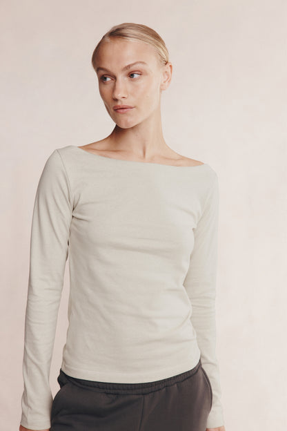 Marle | Thalia Long Sleeve Tee - Silt