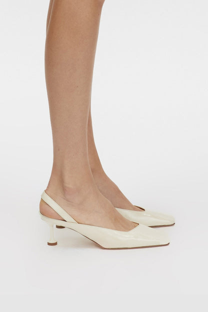 Camilla and Marc | Sara Kitten Heel - Cream