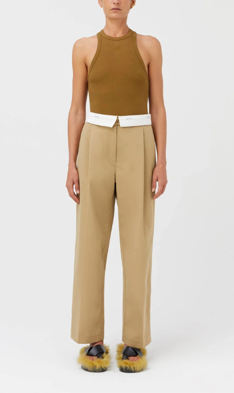 Camilla and Marc | Nora Rib Top - Sahara