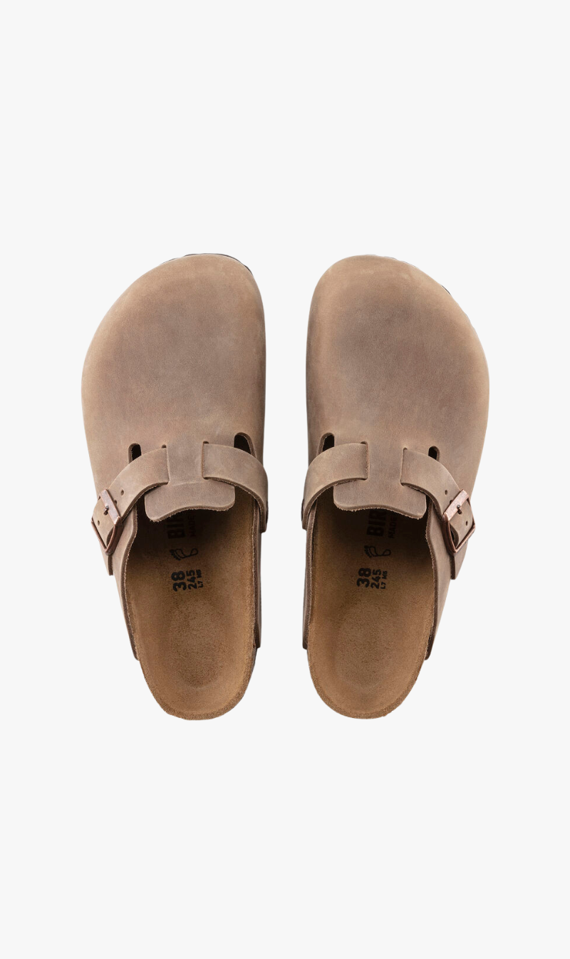 Birkenstock | Boston Oiled Leather Regular - Tobacco Brown