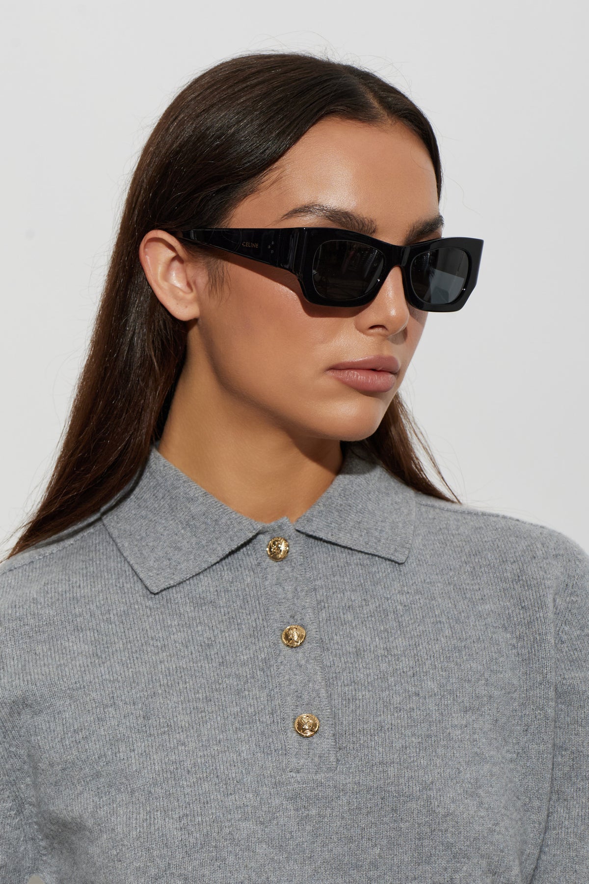 Celine | Celine 3 Dots - Shiny Black / Smoke