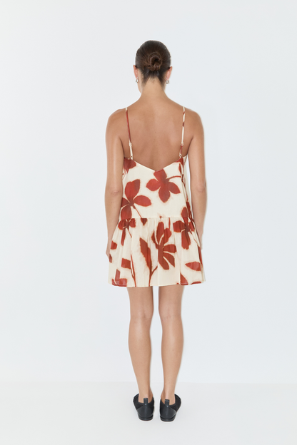 Zulu & Zephyr | Ruby Floral Cotton Mini Dress - Ruby Floral
