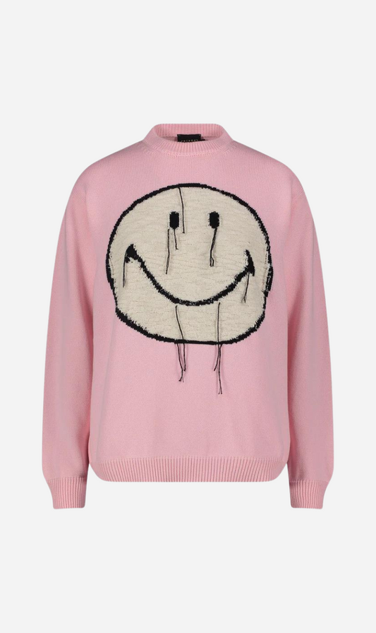 Joshua Sanders | Yarned Smile Sweatshirt - Pink