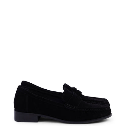 Kathryn Wilson | Rachel Loafer - Black Suede