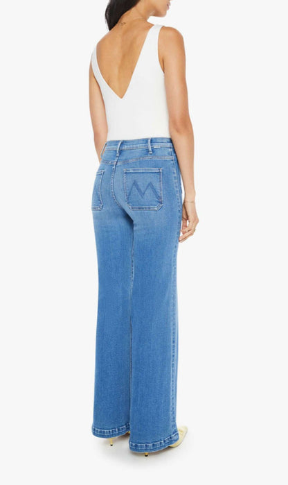 Mother Denim | The Hustler Roller Patch Pocket Sneak - Piece By Piece