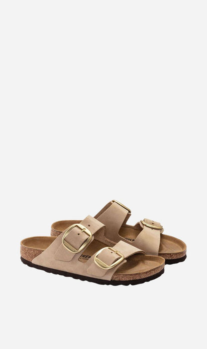 Birkenstock | Arizona Big Buckle Nubuck Regular - Sand Castle