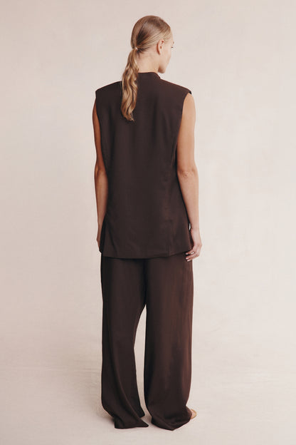 Marle | Morrie Vest - Chocolate
