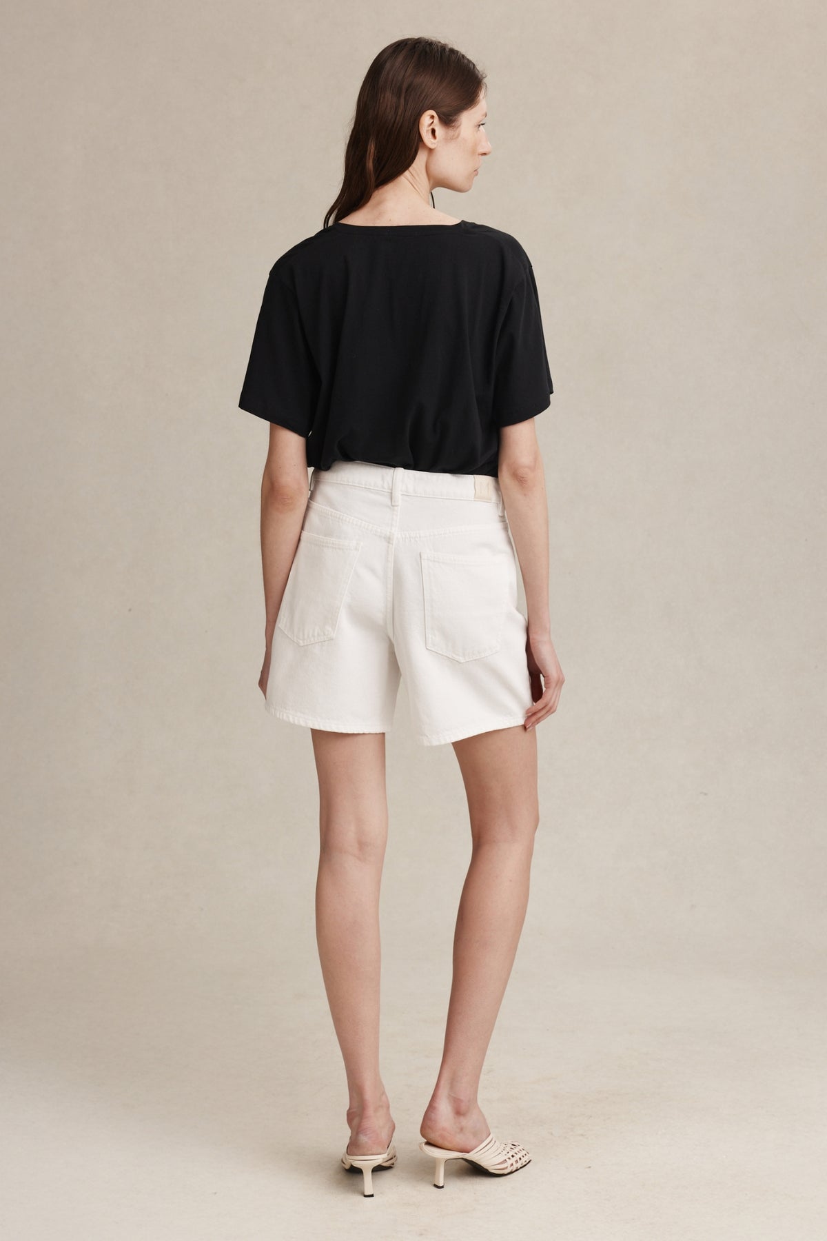 Marle | Classic Jean Short - Blanc