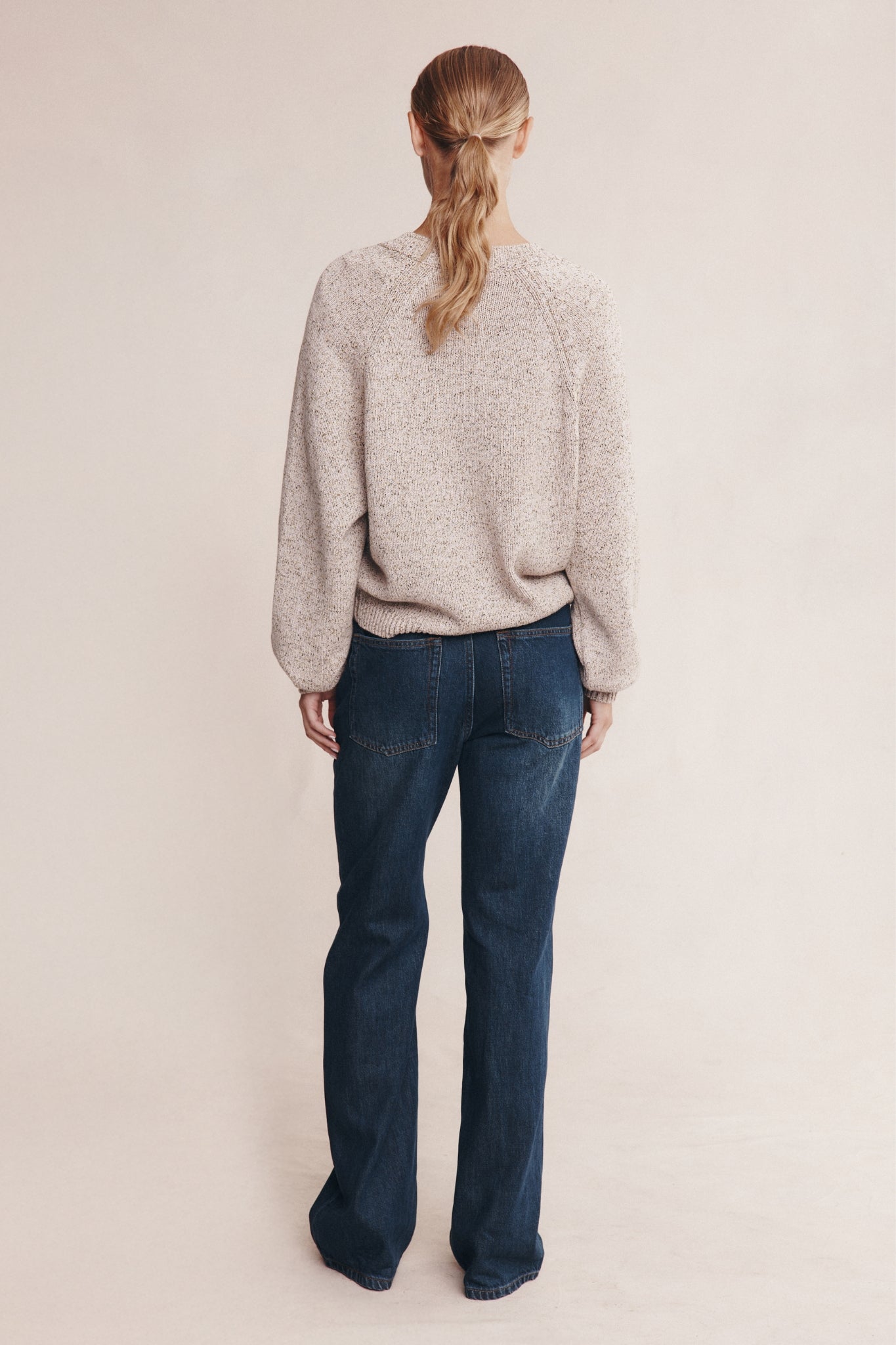 Marle | Moss Sweater - Fleur Speckle