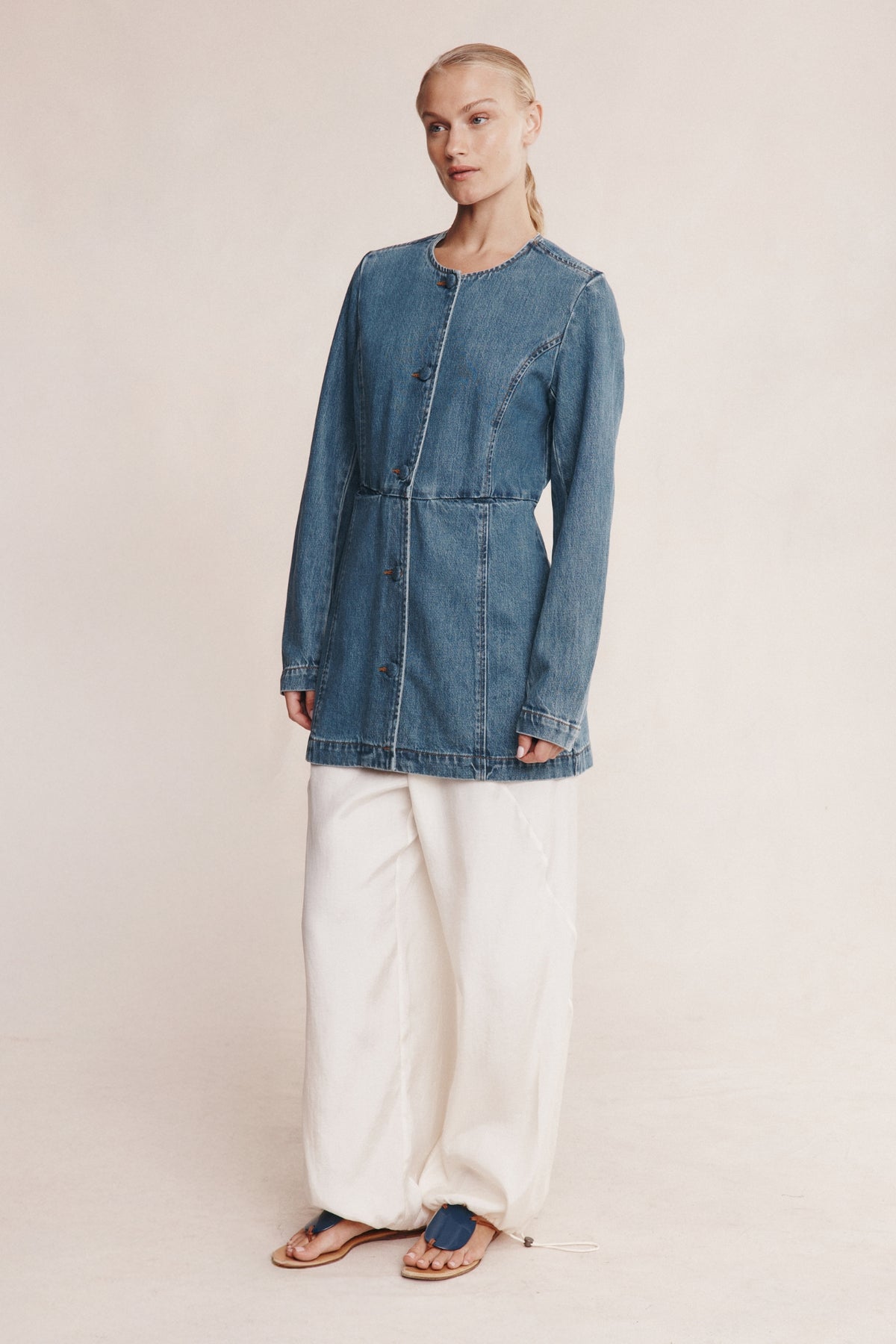 Marle | Riana Jacket - Light Wash 01