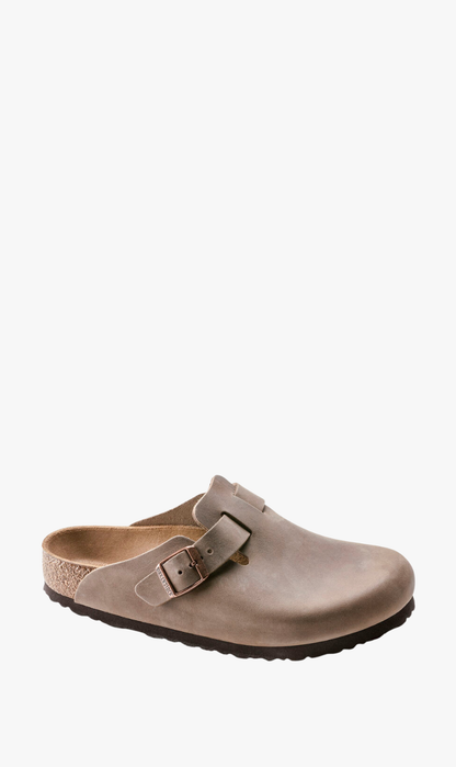 Birkenstock | Boston Oiled Leather Regular - Tobacco Brown
