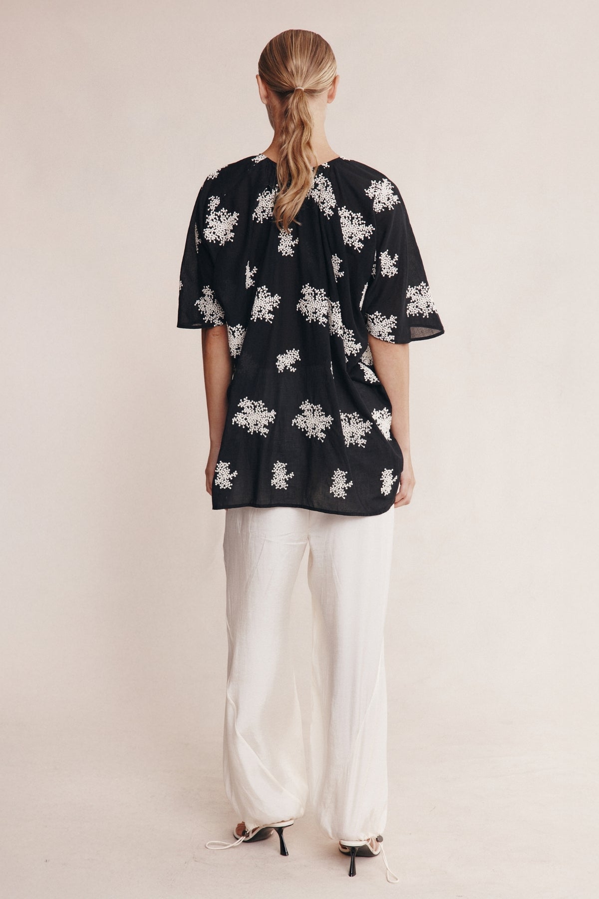 Marle | Liberty Short Sleeve Shirt - Rice Flower