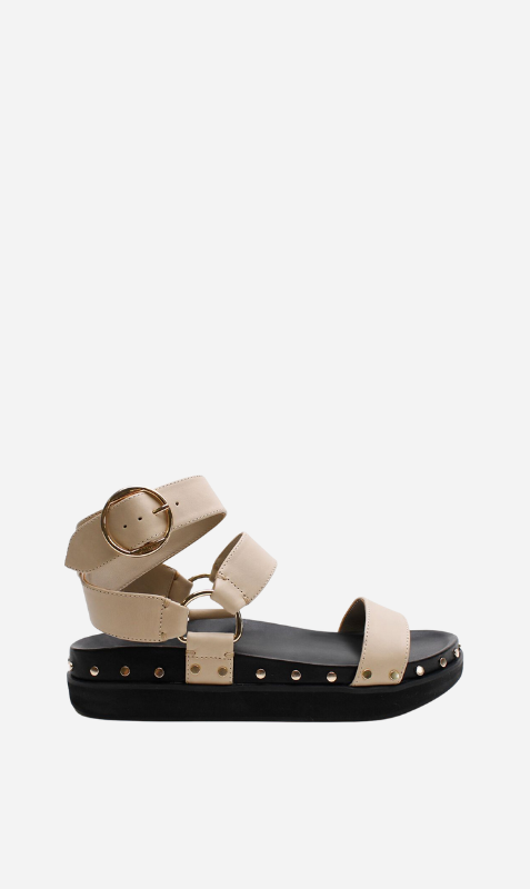 La Tribe | Studded Sandal - Sand