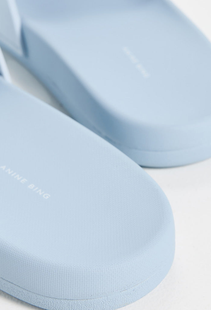 Anine Bing | Isla Slides - Pale Blue