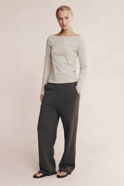 Marle | Thalia Long Sleeve Tee - Silt