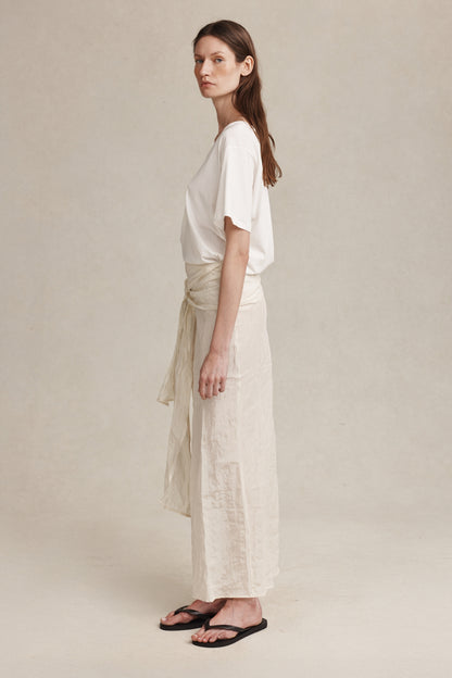 Marle | Caster Skirt - Ivory