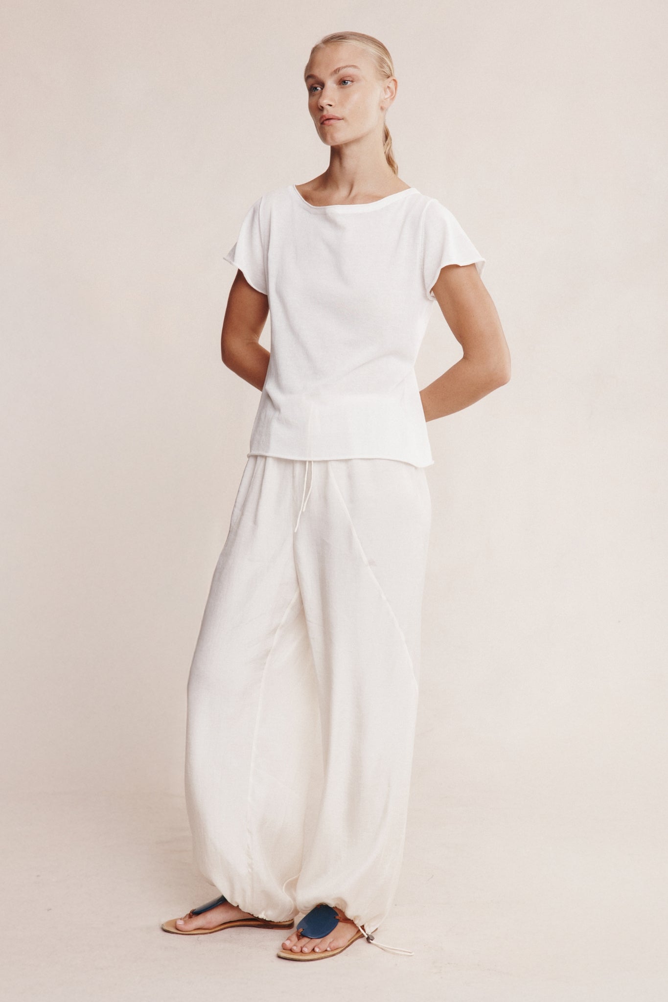 Marle | Lill Knit Tee - Ivory