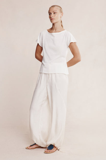 Marle | Lill Knit Tee - Ivory