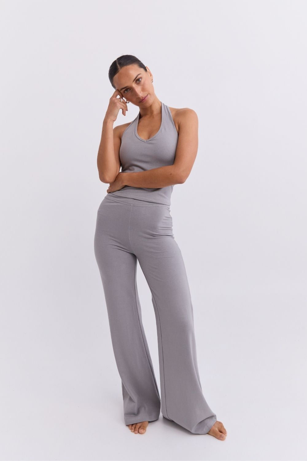 Pinky & Kamal | Wrap Band Yin Flare - Pebble Grey