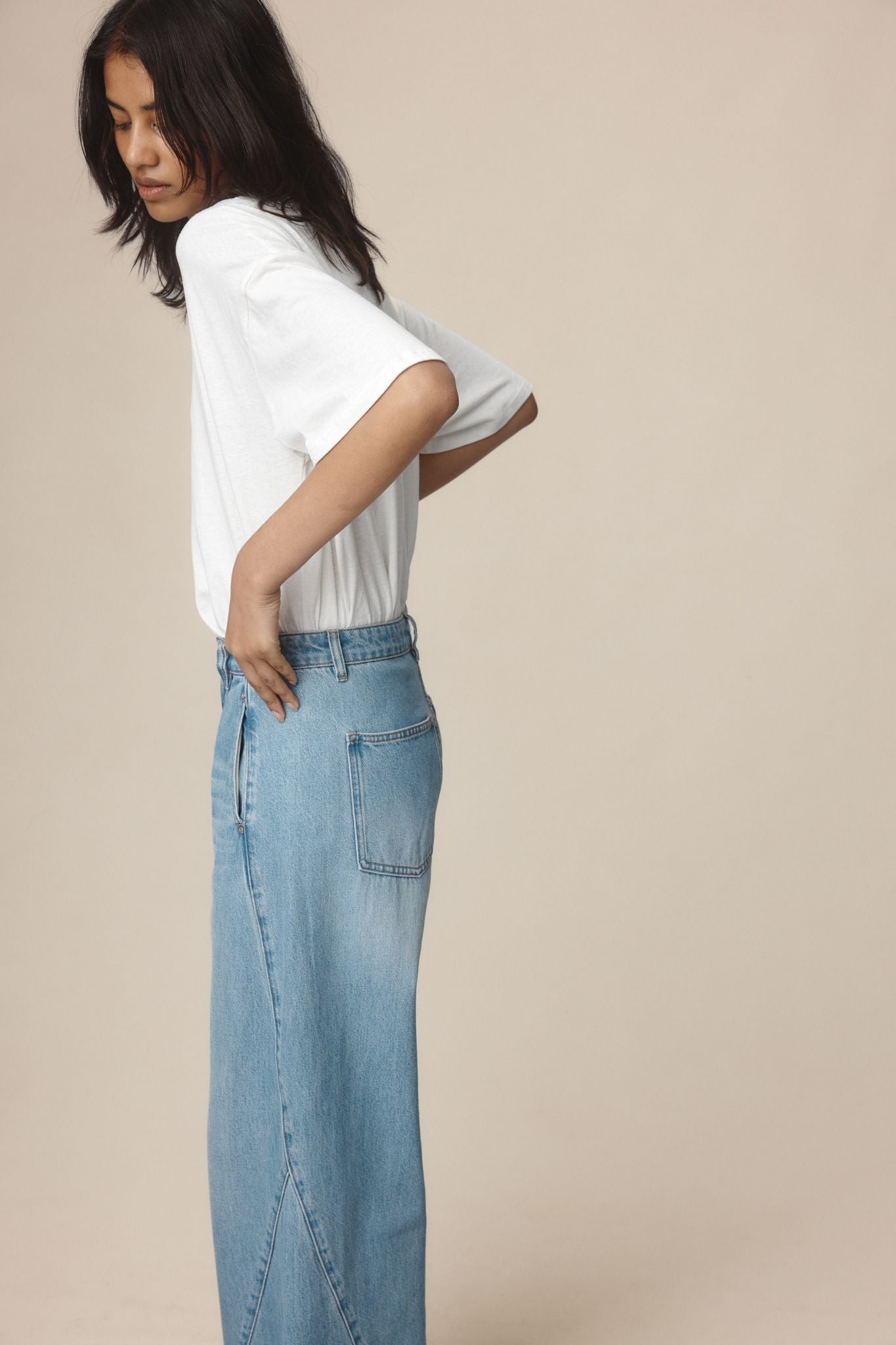 Marle | Panel Jean - Classic Wash