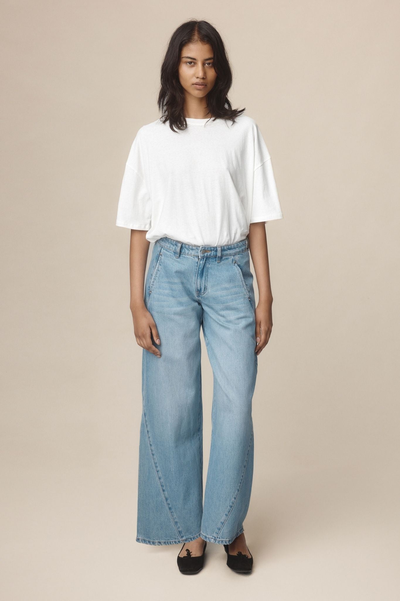Marle | Panel Jean - Classic Wash