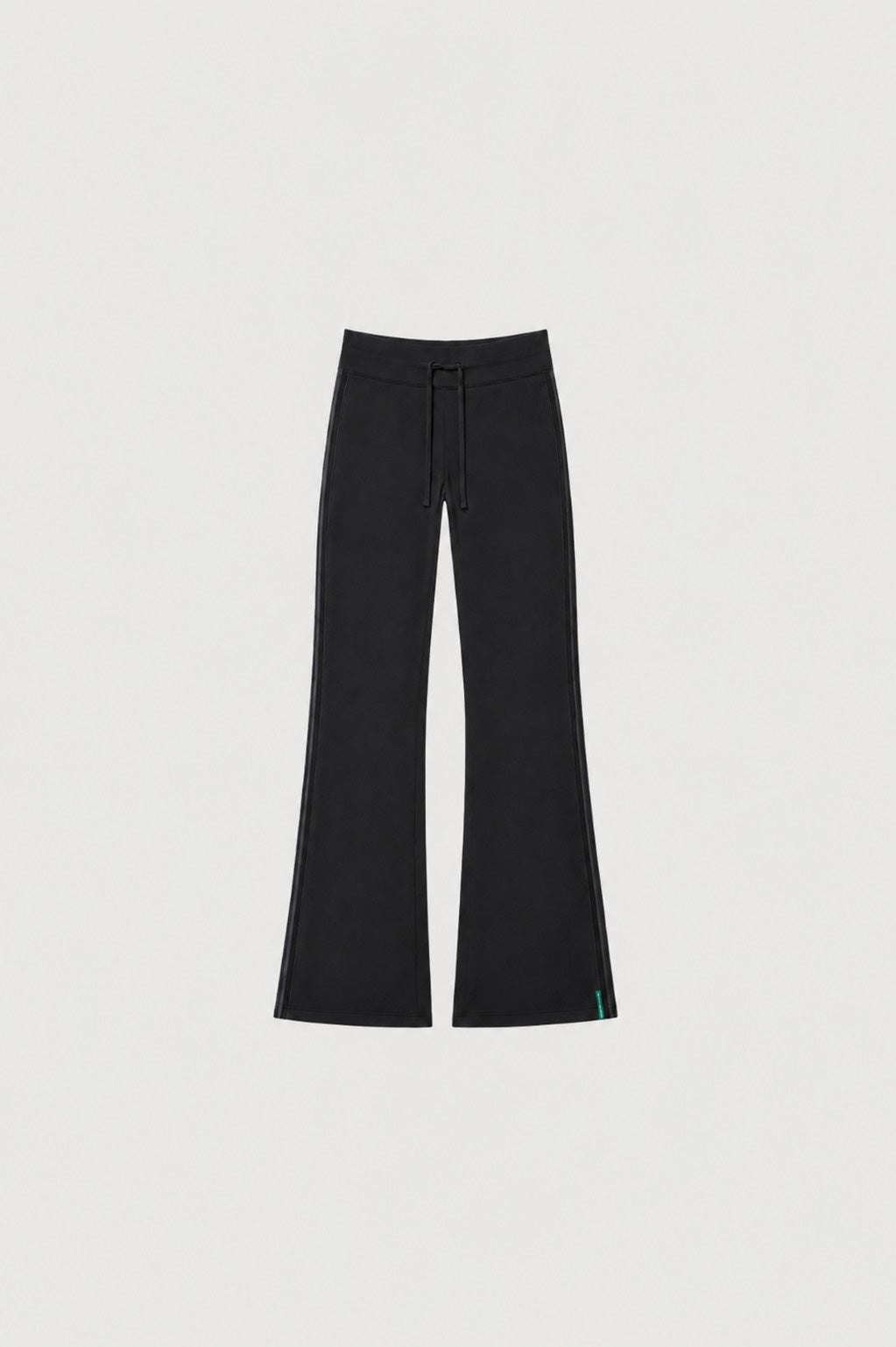 Pinky & Kamal | Straight Leg Tie Up Pant - Black